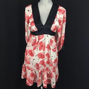 MOULINETTE SOEURS Anthropologie Silk Kimono Dress